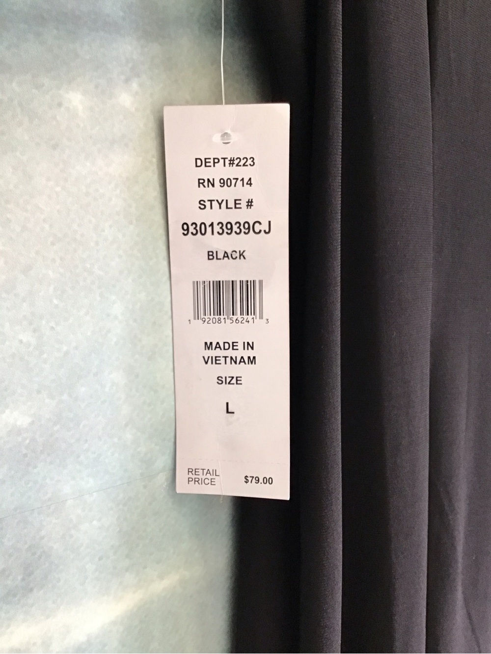 MSK Black Sleeveless Maxi Dress with Three Metal Rings - Picture 5 of 9